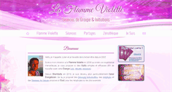 Desktop Screenshot of la-flamme-violette.com