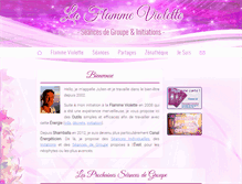 Tablet Screenshot of la-flamme-violette.com